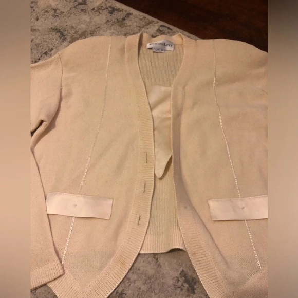 Vintage Rich and Levy Knit Blazer with Shoulder Pads - Picture 2 of 5